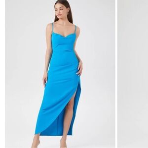 Blue maxi dress